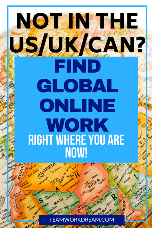 Where Can I find International Online Jobs so that I can Work from Home Anywhere in the World?