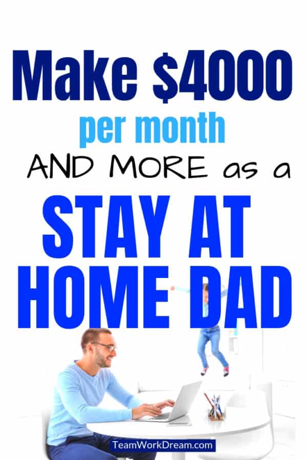 Find out how men can easily do a work from home job and earn a full-time income. No more commute. Find creative ways to make money online by doing a variety of jobs or creating your own work from home job. #makemoneyonline #jobsformen #earnextracash #workfromhomejobs