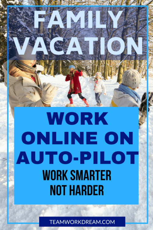 How to work online when on family working vacations