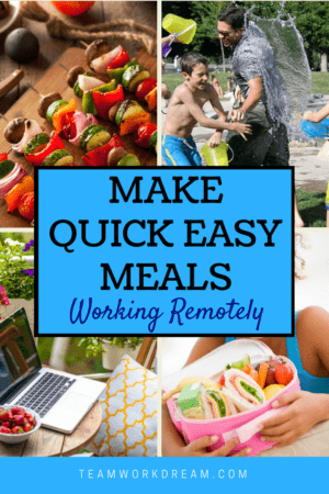 Make Quick Easy Family Meals Working from Home Today Money-saving tasty and healthy meals