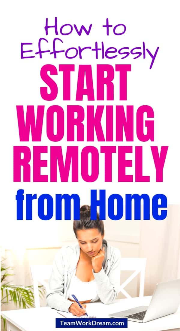 Find out about the simple things you can do to start working remotely from home. Learn what the benefits of working remotely are by carefully researching work from home jobs that are legitimate. Whether you're looking for entry-level remote jobs or ones for the more experienced. follow the right steps to start your work from home business and start making a full-time income. #workingremotely #workfromhomejobs #earnmoneyathome #makemoneyonline