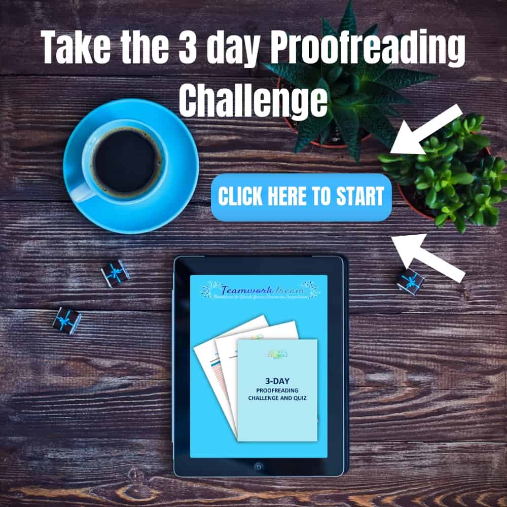 Proofreading Challenge, proofreading tips, proofreading ideas