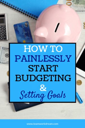 accessories for setting up saving and budgeting goals