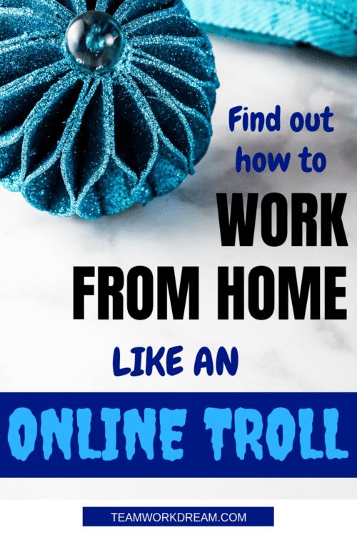 Find out how to work from home internet trolling. Be a successful work from home freelancer by having the positive attitude to work hard, be positive and never give up to make your freelancing business a success. #internettrolling #workfromhome #makemoneyonline #earnmoneyonline #positiveattitude