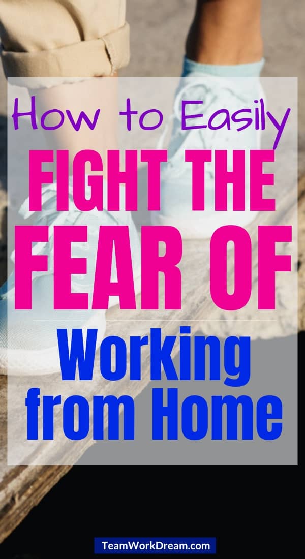 Face your fear of overcoming failure head on when starting your work from home business. Feel the fear and do it anyway with your online business. Get rid of anxiety by following the work from home positives to make money online and be happy. #earnmoneyathome #fearoffailure #workfromhomejobs #makemoneyonline #anxiety