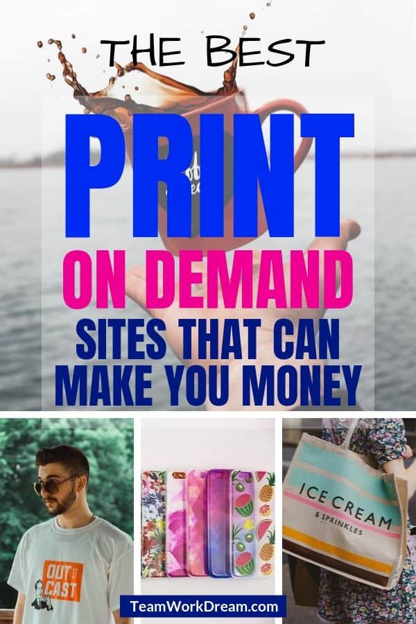 best print on demand sites to make money online and from home