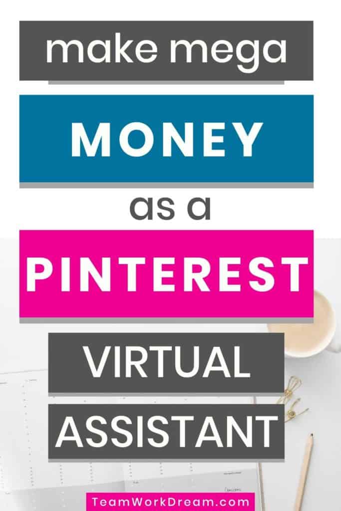 Make money with Pinterest virtual assistant jobs