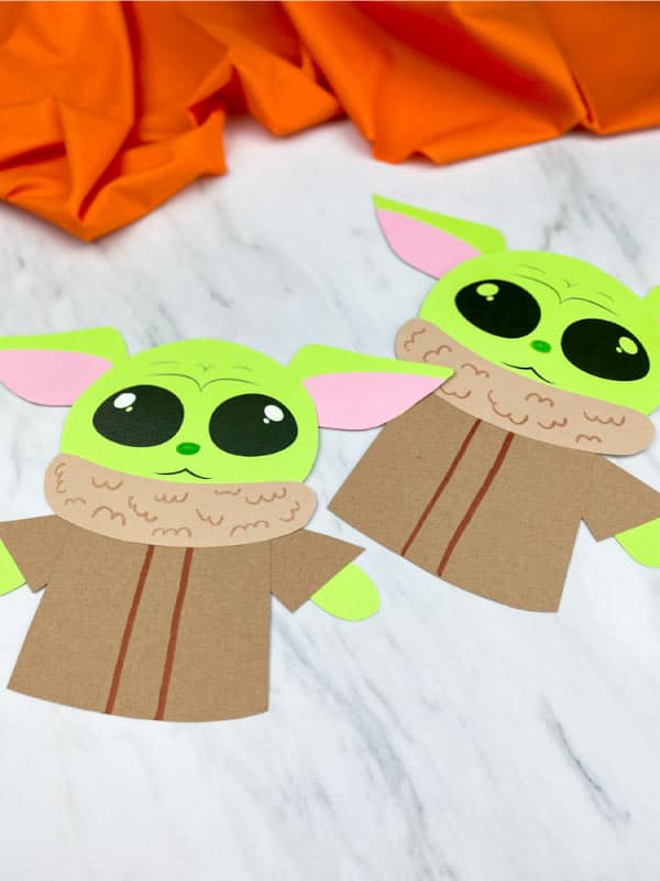 starwars craft  baby yoda made for indoor kids activities