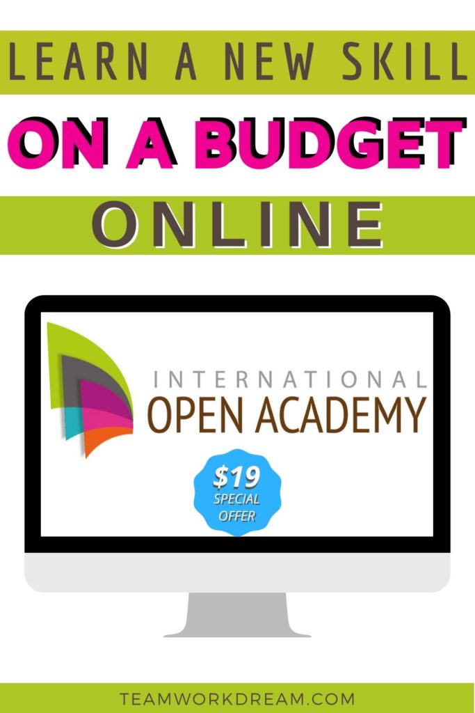 Learn a new skill on the International Open Academy online learning platform. 