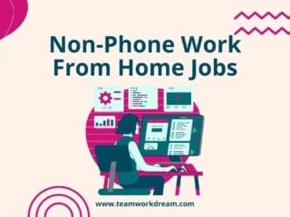 Non Phone Work From Home Jobs