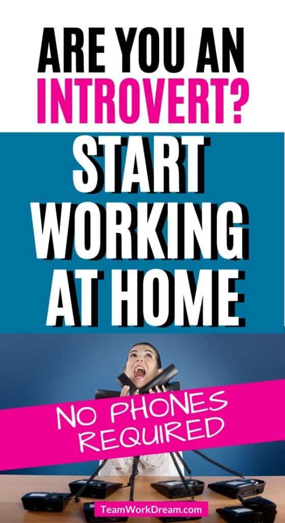 Woman on phones wanting to start a non phone work at home job