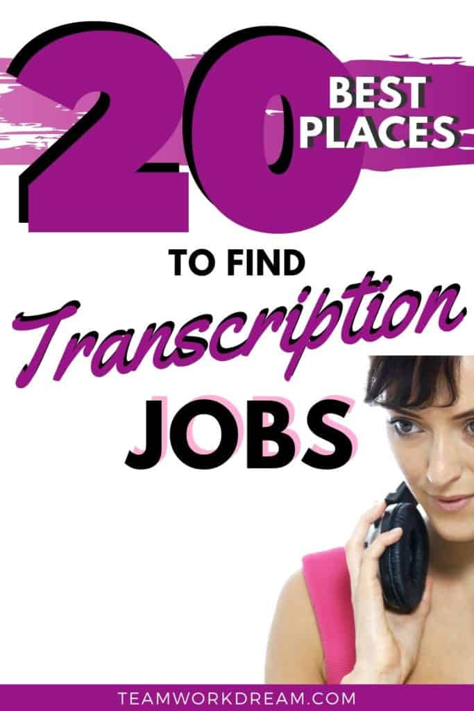 Best places to find audio transcription jobs locally