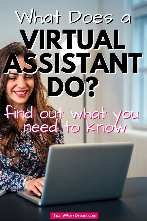 Woman on laptop learning about what a virtual assistant does